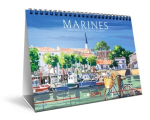 calendrier-chevalet-standard-7-feuillets-marines-2019